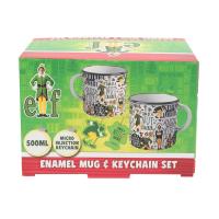 Elf Christmas Mug & Enamel Keyring Extra Image 1 Preview